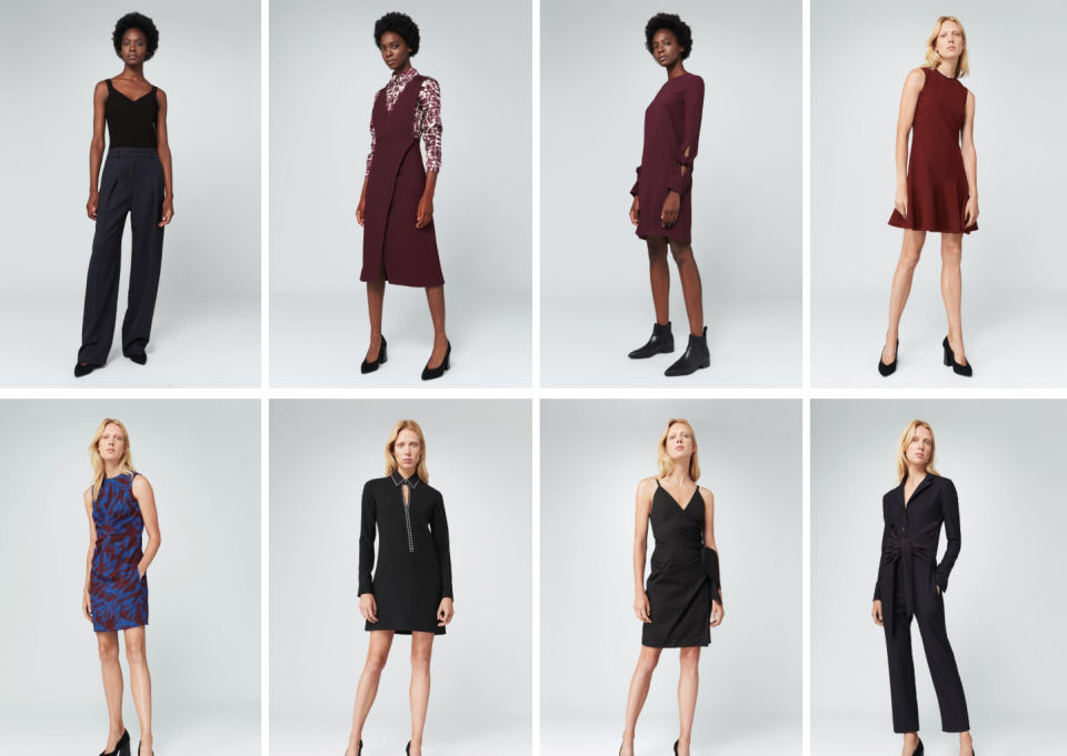 Some of the outfits in Victoria Beckham’Photo: Victoria Beckham online