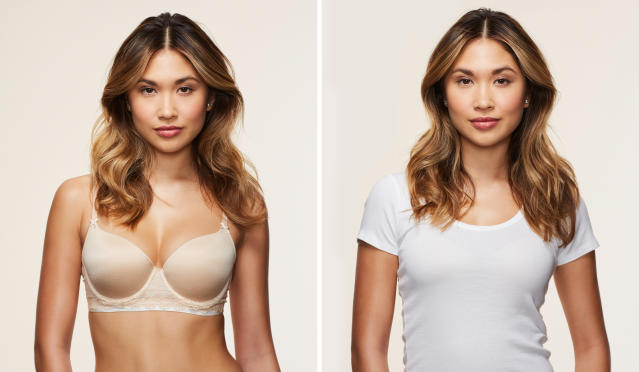 What 11 T-Shirt Bras Actually Look Like Under a T-Shirt