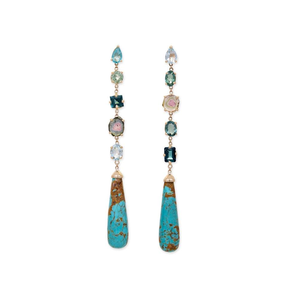 Pendientes Gemstone Slice de Jacquie Aiche