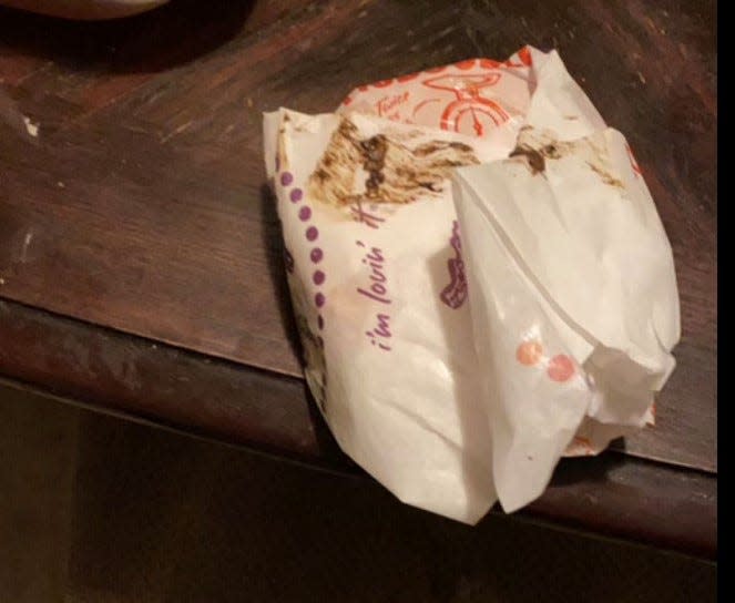 A family is suing a McDonald's franchise in Millville N.J. claiming they found a burger wrapper smeared with what they allege is feces in their takeout order.