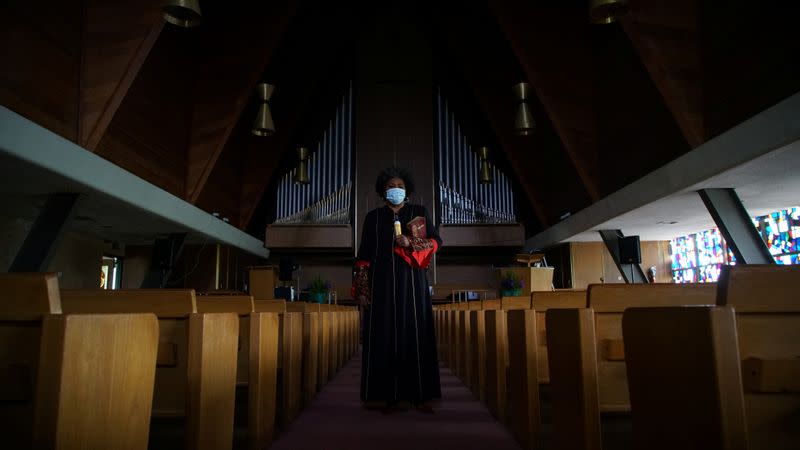 Traci Blackmon, pastor of the Christ the King United Church of Christ in Florissant