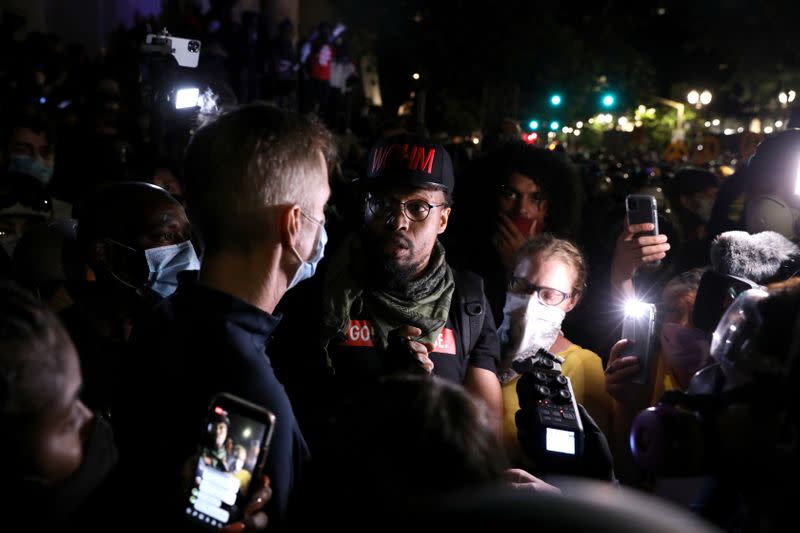 Protest against racial inequality in Portland