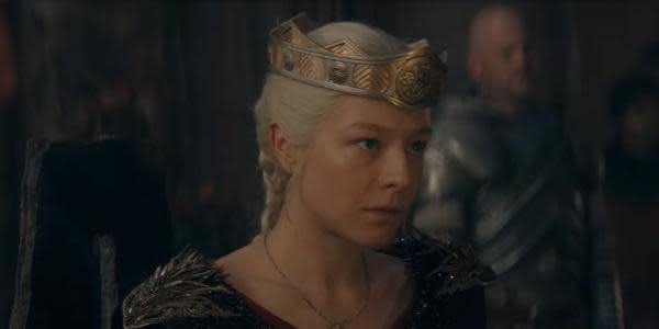 Emma D'Arcy en la segunda temporada de 'La Casa del Dragón' (Imagen: HBO)