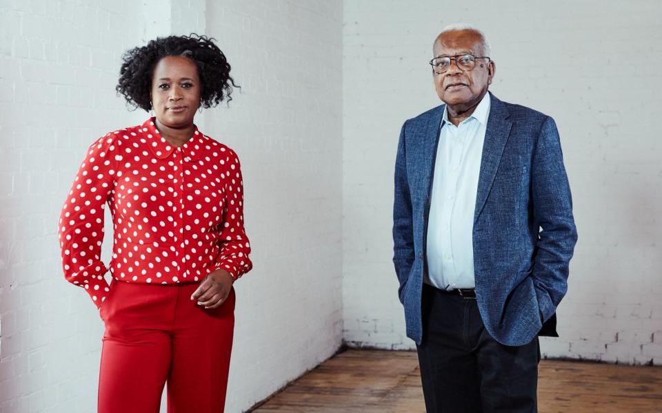 Charlene White and Sir Trevor McDonald - ITV