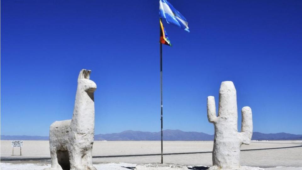 Un salar en Argentina