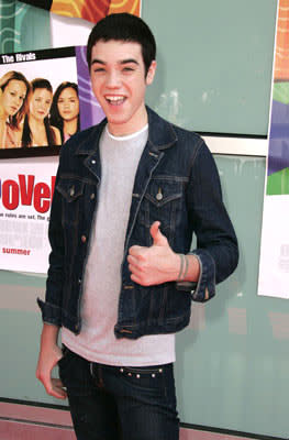 Shane Hunter at the Hollywood premiere of MGM's Sleepover