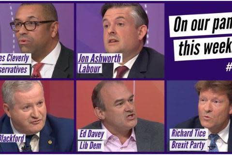 All male: the original Question Time line-up