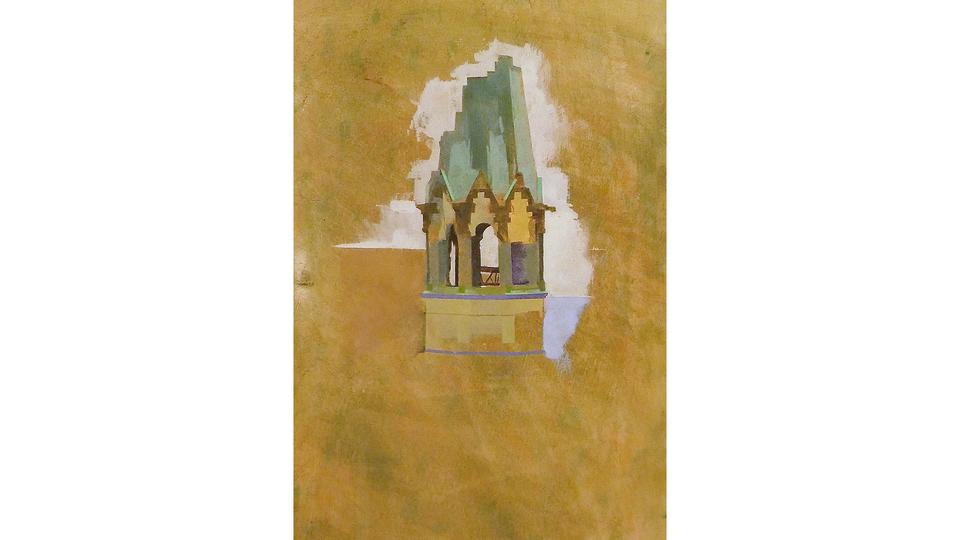 Painting of a church 