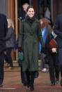 <p>Kate Middleton sported a hunter green Sportmax coat, a black scarf and gloves, and high-heeled boots as she arrived in Blackpool. The duchess paired her look with her <a href="https://go.redirectingat.com?id=74968X1596630&url=https%3A%2F%2Fwww.shopbop.com%2Fmicro-bold-top-handle-bag%2Fvp%2Fv%3D1%2F1587486474.htm%3Fextid%3Daffprg_linkshare_SB-TnL5HPStwNw%26cvosrc%3Daffiliate.linkshare.TnL5HPStwNw%26clickid%3DWHN0smWRpTHrSkY1saxx4y-tUkl0rp0S3Tvoys0%26subid1%3DTnL5HPStwNw-Uc0lzrx6nexiHhEPCdAUtg%26sharedid%3D42352&sref=https%3A%2F%2Fwww.townandcountrymag.com%2Fstyle%2Ffashion-trends%2Fnews%2Fg1633%2Fkate-middleton-fashion%2F" rel="nofollow noopener" target="_blank" data-ylk="slk:Manu Atelier;elm:context_link;itc:0;sec:content-canvas" class="link ">Manu Atelier </a>suede top handle bag and small square drop earrings. </p><p><a class="link " href="https://go.redirectingat.com?id=74968X1596630&url=https%3A%2F%2Fwww.shopbop.com%2Fmicro-bold-top-handle-bag%2Fvp%2Fv%3D1%2F1587486474.htm%3Fextid%3Daffprg_linkshare_SB-TnL5HPStwNw%26cvosrc%3Daffiliate.linkshare.TnL5HPStwNw%26clickid%3DWHN0smWRpTHrSkY1saxx4y-tUkl0rp0S3Tvoys0%26subid1%3DTnL5HPStwNw-Uc0lzrx6nexiHhEPCdAUtg%26sharedid%3D42352&sref=https%3A%2F%2Fwww.townandcountrymag.com%2Fstyle%2Ffashion-trends%2Fnews%2Fg1633%2Fkate-middleton-fashion%2F" rel="nofollow noopener" target="_blank" data-ylk="slk:Shop Similar;elm:context_link;itc:0;sec:content-canvas"><strong>Shop Similar</strong> </a> <em>Micro Bold Top Handle Bag, Manu Atelier, $545</em></p><p><strong><a class="link " href="https://go.redirectingat.com?id=74968X1596630&url=https%3A%2F%2Fwww.bloomingdales.com%2Fshop%2Fproduct%2Fkate-spade-new-york-square-leverback-earrings%3FID%3D1291641%26pla_country%3DUS%26cm_mmc%3DGoogle-PLA-ADC-_-Jewelry%2B%2526%2BAccessories-NA-_-Kate%2BSpade%2BNew%2BYork-_-98686397132USA%26CAWELAID%3D120156070001429841%26CAGPSPN%3Dpla%26CAAGID%3D47685645839%26CATCI%3Daud-298639203740%253Apla-384024108716%26CATARGETID%3D120156070006125192%26cadevice%3Dc%26gclid%3DCjwKCAiAwojkBRBbEiwAeRcJZMDr_eANnZbNvphConrPCBoiEGp46IPI6lrdcMSRHJvHsRI4Jxj9MBoCvUsQAvD_BwE&sref=https%3A%2F%2Fwww.townandcountrymag.com%2Fstyle%2Ffashion-trends%2Fnews%2Fg1633%2Fkate-middleton-fashion%2F" rel="nofollow noopener" target="_blank" data-ylk="slk:Shop Similar;elm:context_link;itc:0;sec:content-canvas">Shop Similar</a> </strong><em>Square Leverback Earrings, Kate Spade, $48</em></p>