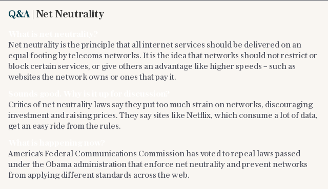 Q&A | Net Neutrality