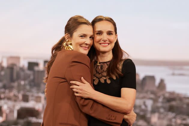 Drew Barrymore and Natalie Portman talked about nude scenes during Tuesday's episode of 