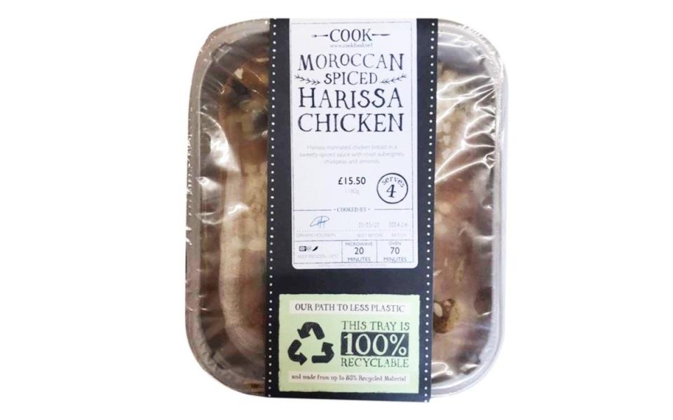 Cook, Moroccan Spiced Harissa Chicken