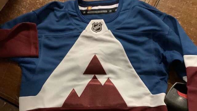 The Stadium Series is known for weird team jerseys and the Colorado Avalanche are no exception. (Twitter/@jcbrolley_design)