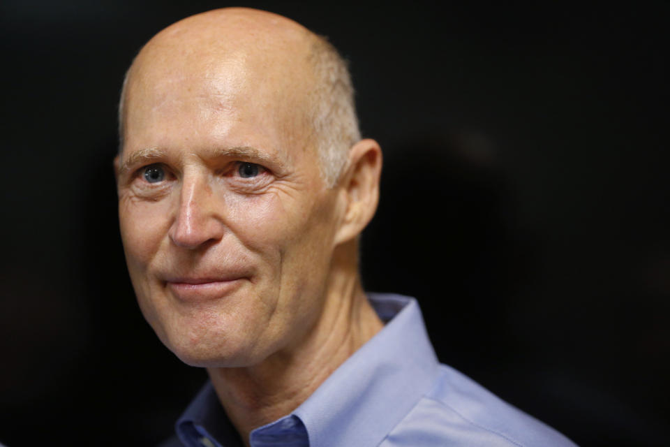 Florida Gov. Rick Scott.&nbsp;Amendment 4, on the state ballot this fall, would restore voting rights to more than 1.5 million felons. (Photo: Associated Press)