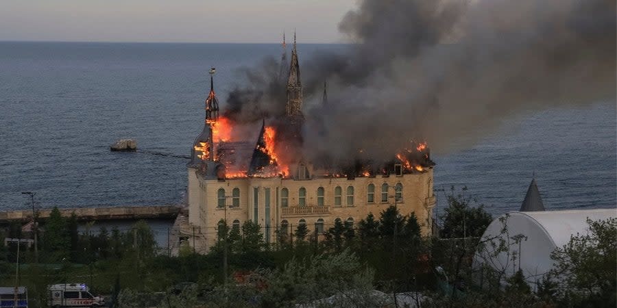 Russians targeted Odesa 'Harry Potter Castle'