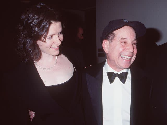 <p>Robin Platzer/Twin Images/Online USA, Inc./Getty</p> Edie Brickell and Paul Simon at the the Film Society Gala Tribute to Mike Nichols in May 1999.