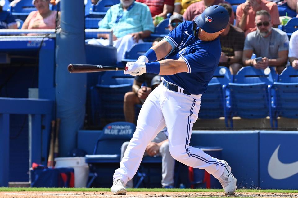 The Blue Jays' Daulton Varsho is this season's top AL catcher because he combines power and speed as a hitter -- and because he'll play most of the time in the outfield.