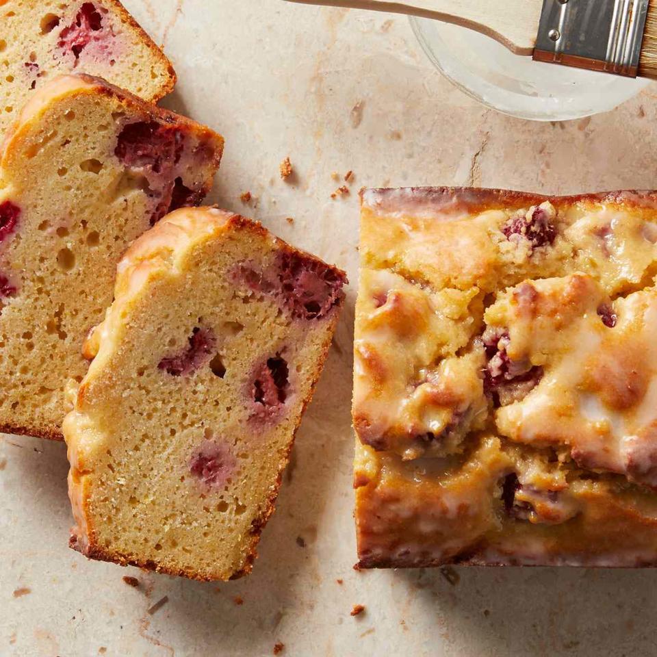 Lemon-Raspberry Ricotta Pound Cake