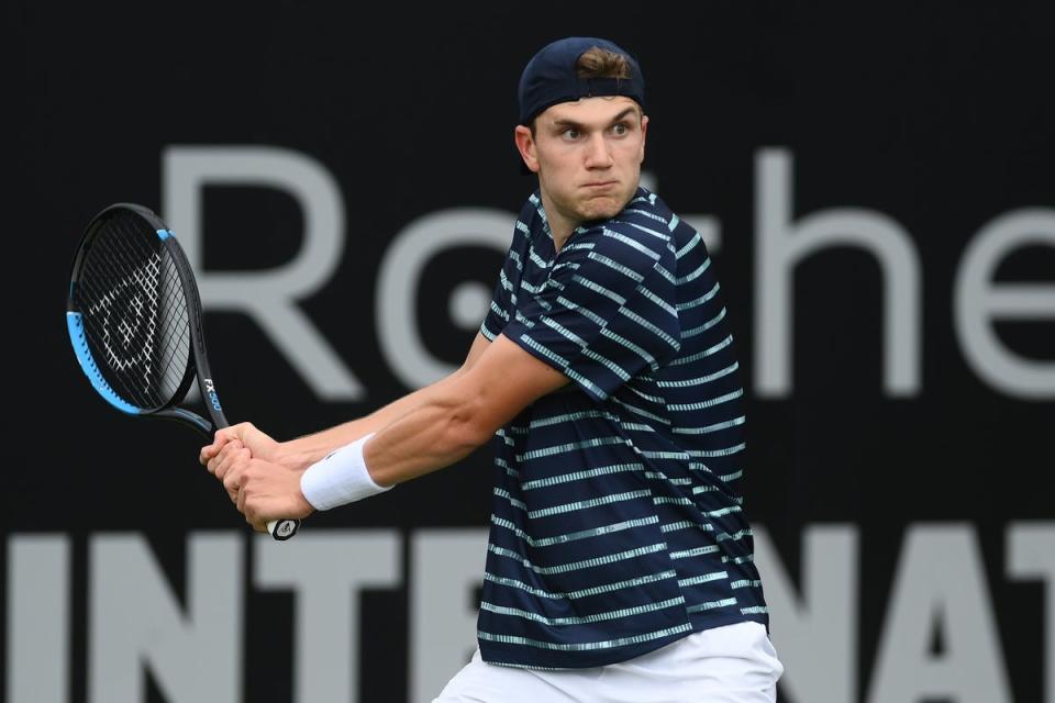 Jack Draper beat fellow Brit Ryan Peniston in the quarter-finals at Eastbourne  (Getty Images)