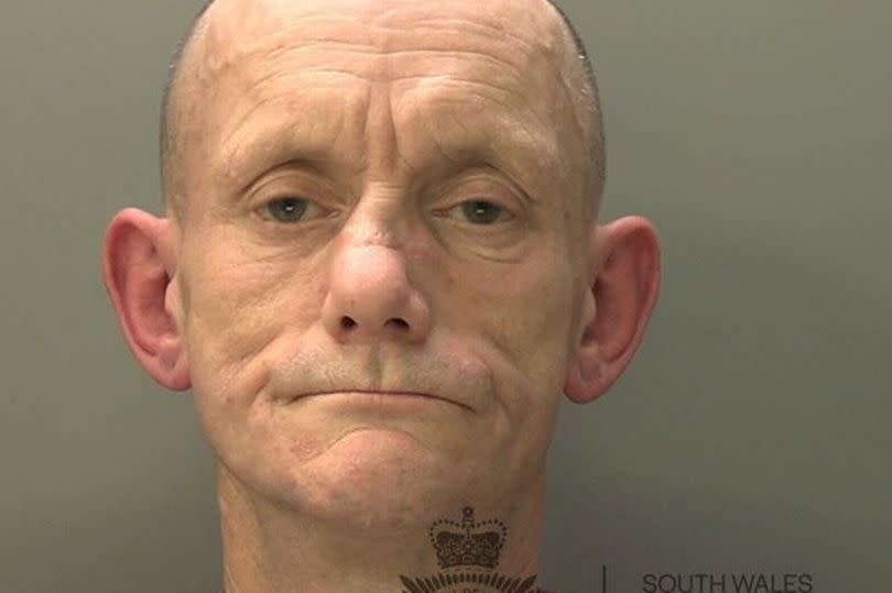 David Watkins, 59, was found with more than £200 worth of crack cocaine after he was approached by police while sitting in a doorway in Bridgend