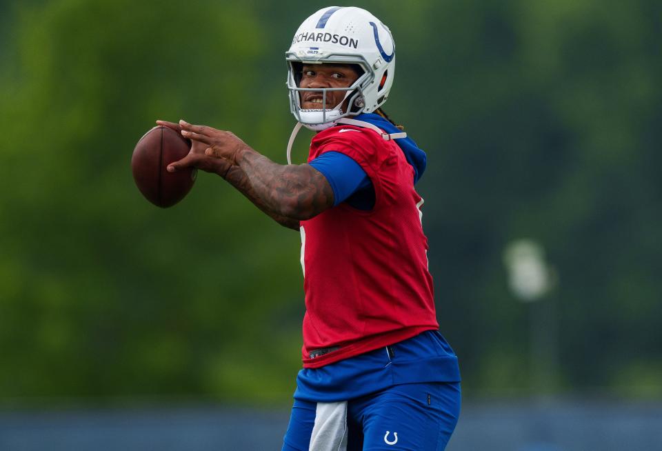 Indianapolis Colts rookie quarterback Anthony Richardson made his first preseason start in the team's opener on Saturday against the Buffalo Bills.