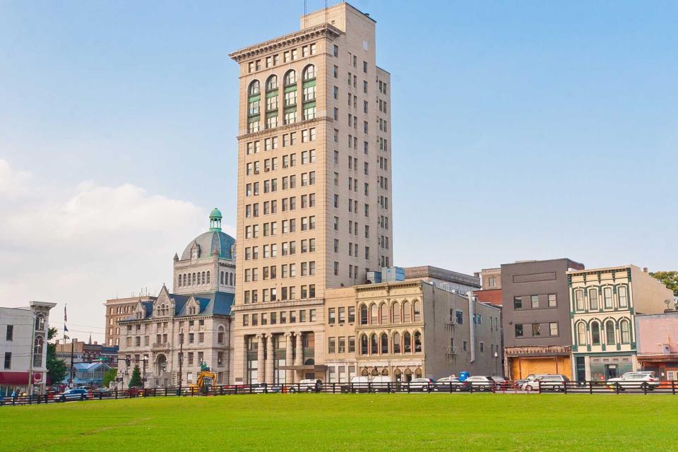 City downtown of Lexington, Kentucky, USA