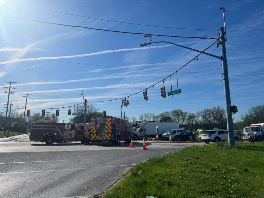 Emergency crews responded to the scene of a multi-vehicle crash on Route 30 in West Manchester Township, York County on Tuesday morning April 16, 2024.