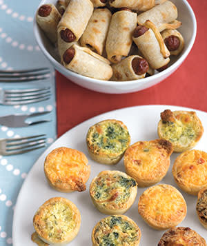 Pigs in a Blanket or Mini Quiches?