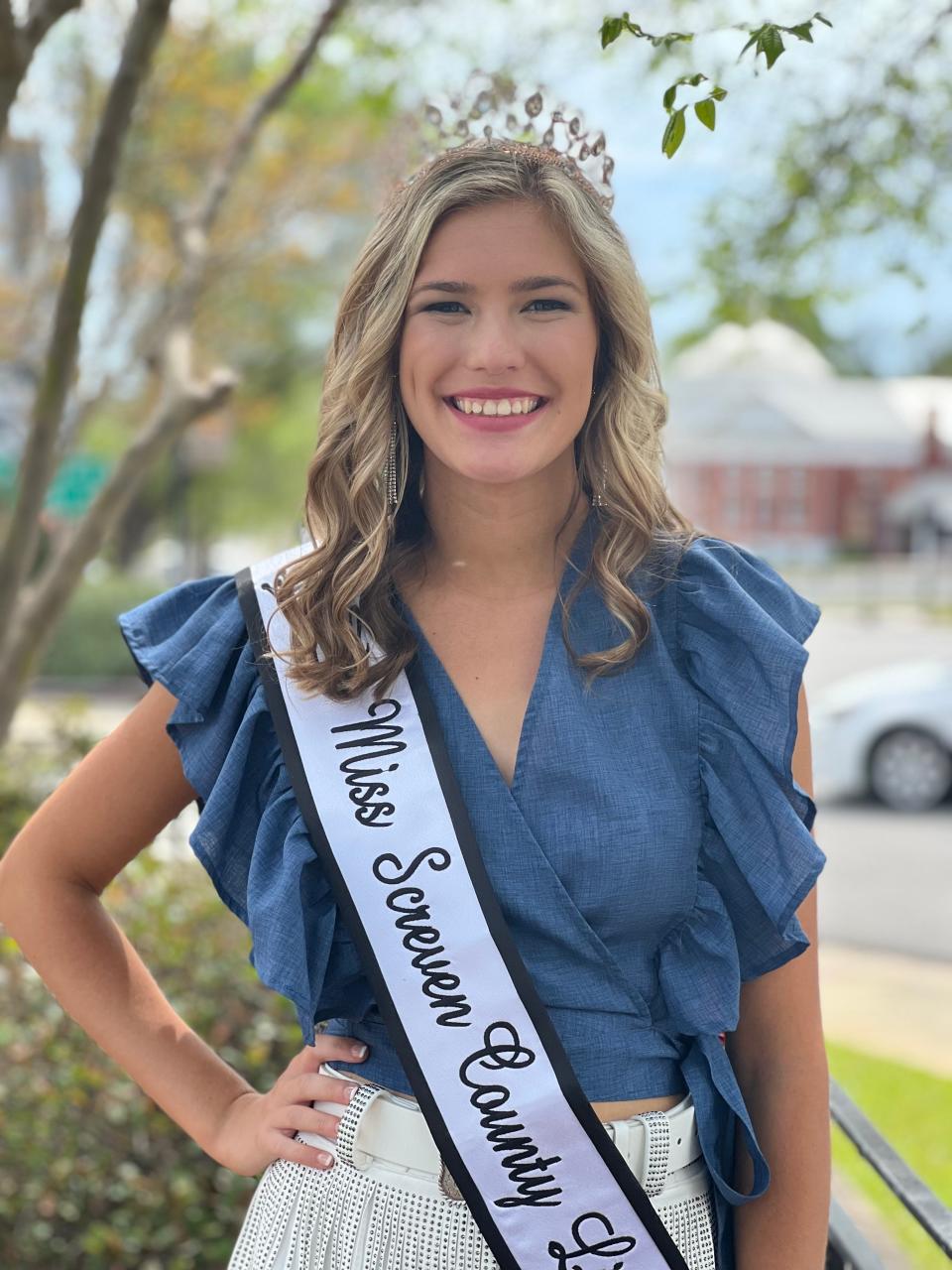 Emma Webb Shares Experience Being Named Screven County Livestock Festival Queen 6636