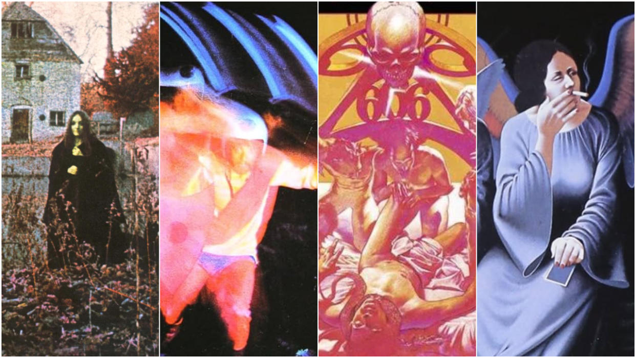  Various Black Sabbath album artwork. 