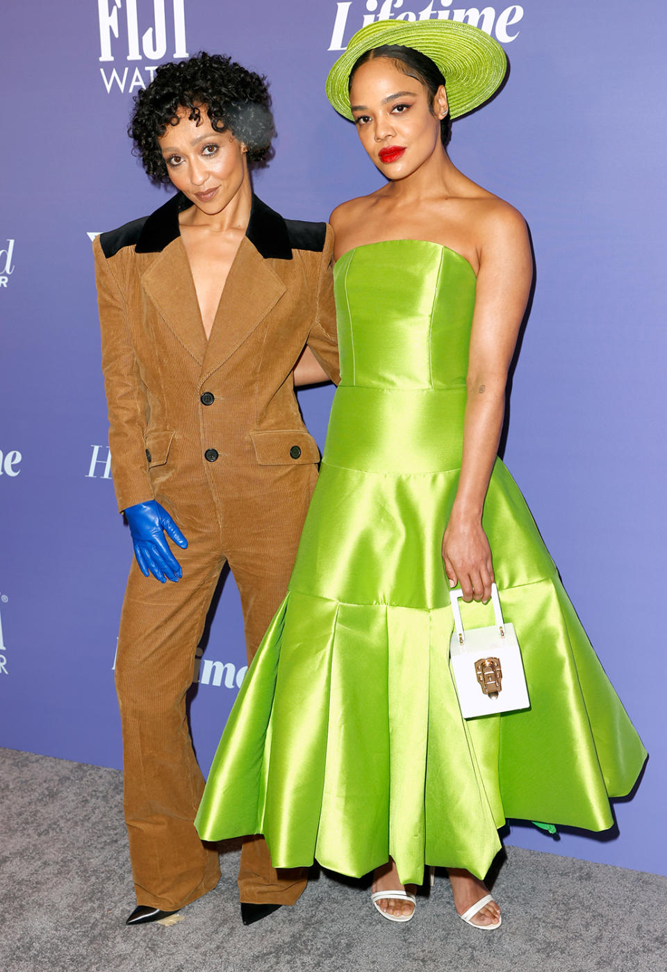 <p>Ruth Negga and Tessa Thompson bring the fashion to <em>The Hollywood Reporter</em>'s 2021 Women in Entertainment Power 100 event on Dec. 8 in L.A.</p>