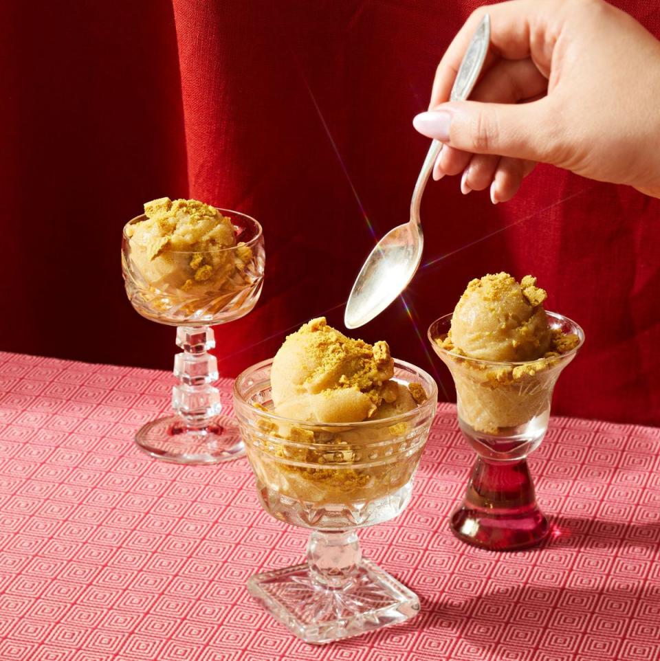 new years eve desserts apple pie sorbet