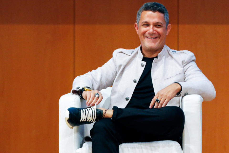 CÁDIZ, SPAIN - APRIL 13: The singer Alejandro Sanz is named adoptive son of Cádiz on April 13, 2019 in Cádiz, Spain. (Photo by Eduardo Ruiz/Europa Press via Getty Images) (Photo by Europa Press News/Europa Press via Getty Images )