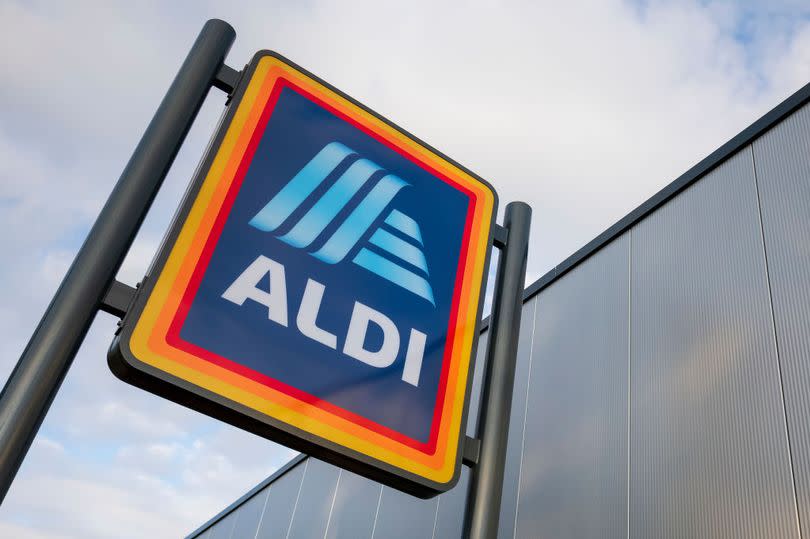 A general image of an Aldi supermarket store sign