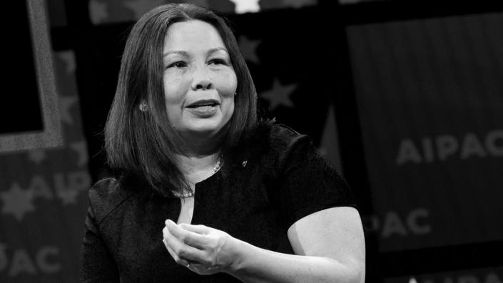 WASHINGTON, DC, UNITED STATES - 2019/03/25: U.S. Senator Tammy Duckworth (D-IL) seen speaking during the American Israel Public Affairs Committee (AIPAC) Policy Conference in Washington, DC. (Photo by Michael Brochstein/SOPA Images/LightRocket via Getty Images)