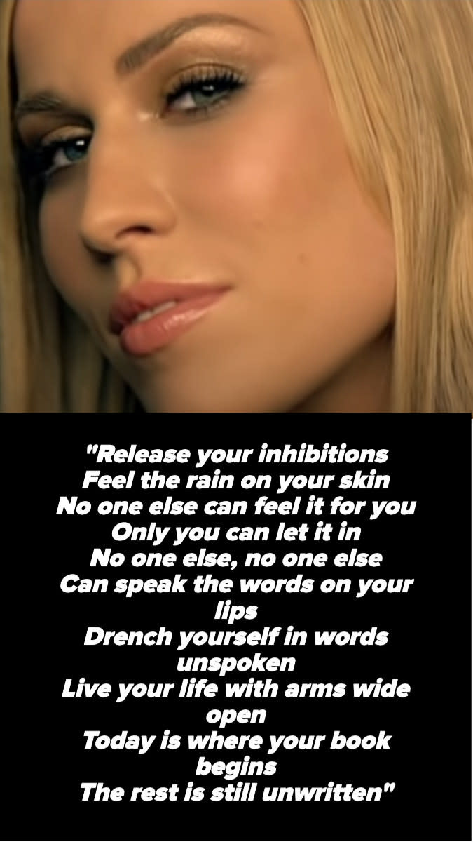 Natasha Bedingfield's "Unwritten" lyrics