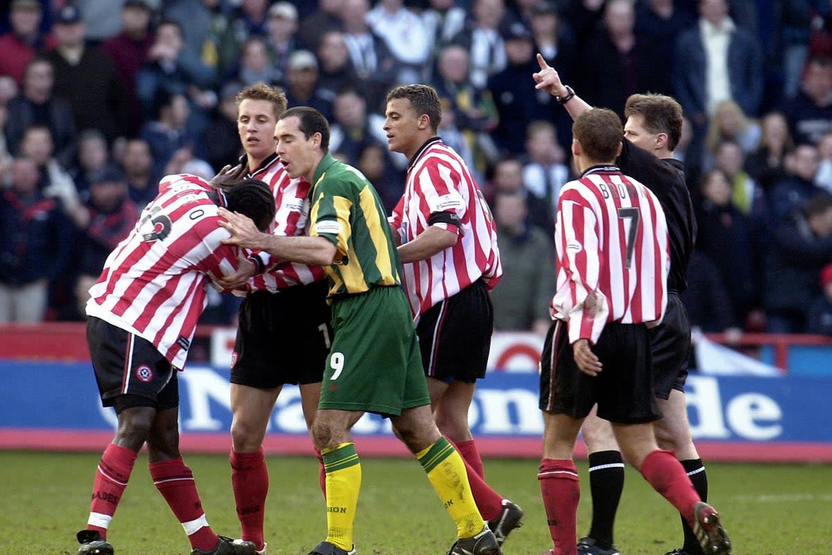 Sheffield United had three players sent off in the infamous ‘Battle of Bramall Lane’ (Paul Barker/PA) (PA Archive)