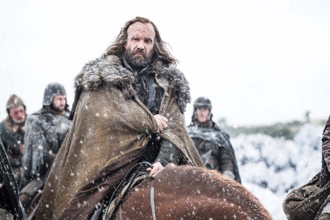 Rory McCann as the increasingly heroic Sandor “The Hound” Clegane (HBO)