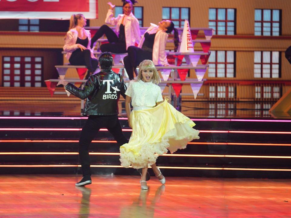 Olivia Jade on "Grease" night