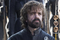 <p>For so many reasons, Tyrion is indispensable. He is a well-read and empathetic adviser. He is screamingly funny. Plus, it doesn’t hurt that Peter Dinklage has an Emmy for the role. But he is frequently the target of assassination attempts, and it’s only going to get worse once Team Dany makes it to Westerosi shores.<br><br>(Photo Credit: HBO) </p>