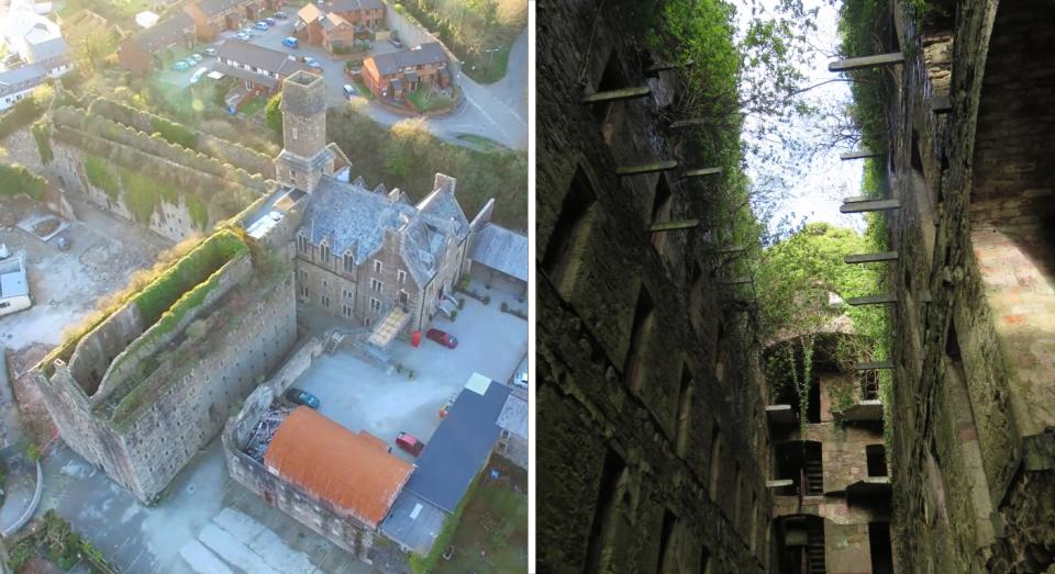 Bodmin Jail before it was turned into the Bodmin Jail Hotel (Bodmin Jail Hotel/Twelve Architects)