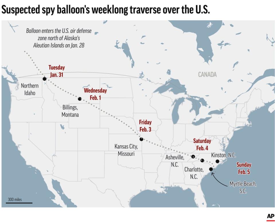 US-Chinese-Balloon-Watching-The-Sky (ASSOCIATED PRESS)