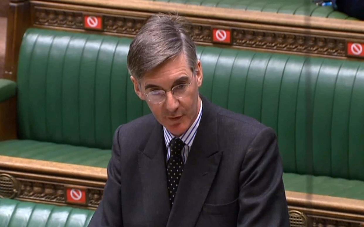 Jacob Rees-Mogg assured MPs Parliament would be 'Covid-19 secure' when they return - AFP