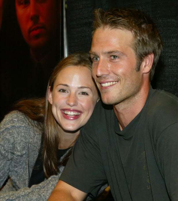 'Alias' costars Jennifer Garner and Michael Vartan.<p>Photo by Frederick M. Brown/Getty Images</p>