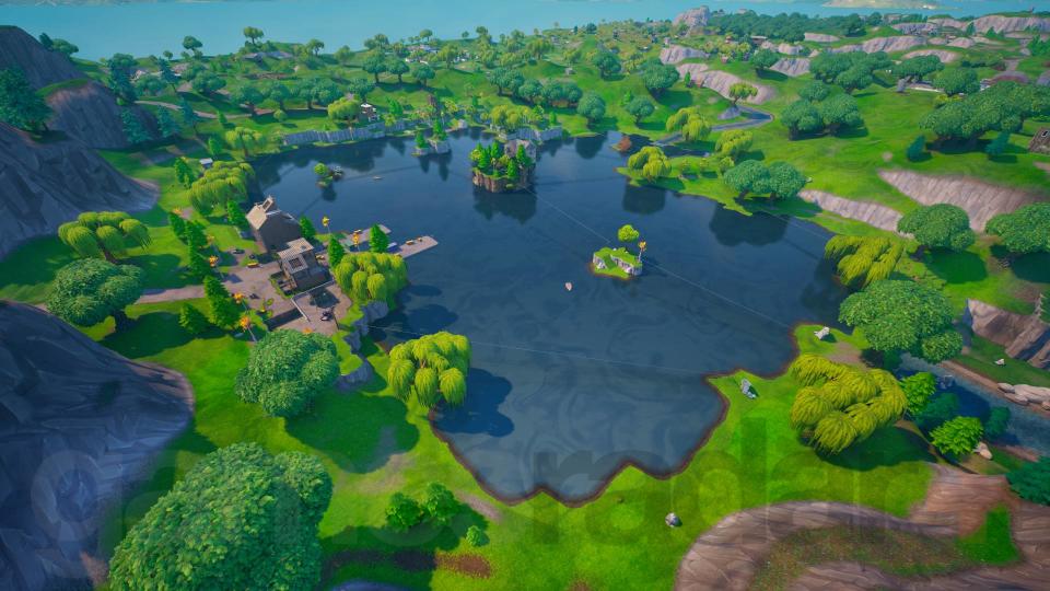 Fortnite OG event map Loot lake