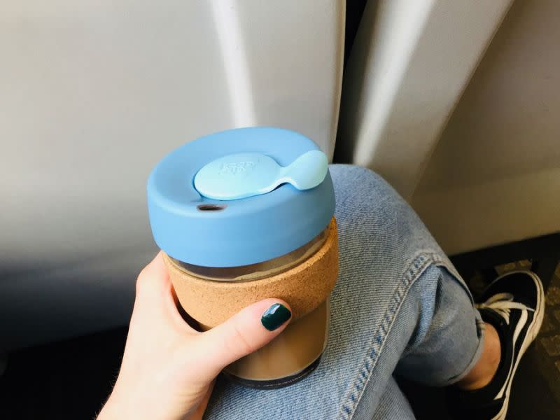 Reusable cups, such as containers from Keepcup (pictured), are posing a health risk to customers, says OTR. Source: Yahoo!UK