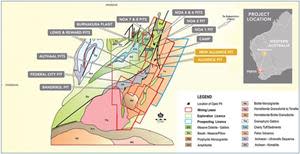 Burnakura Project geology and tenements