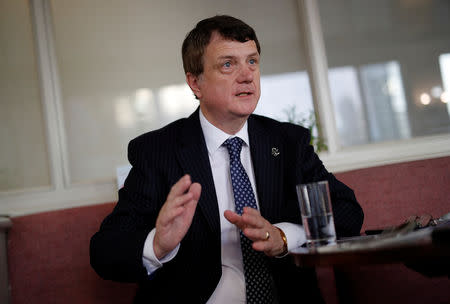 UKIP leader Gerard Batten speaks during a Reuters interview in Birmingham, Britain September 21, 2018. REUTERS/Darren Staples