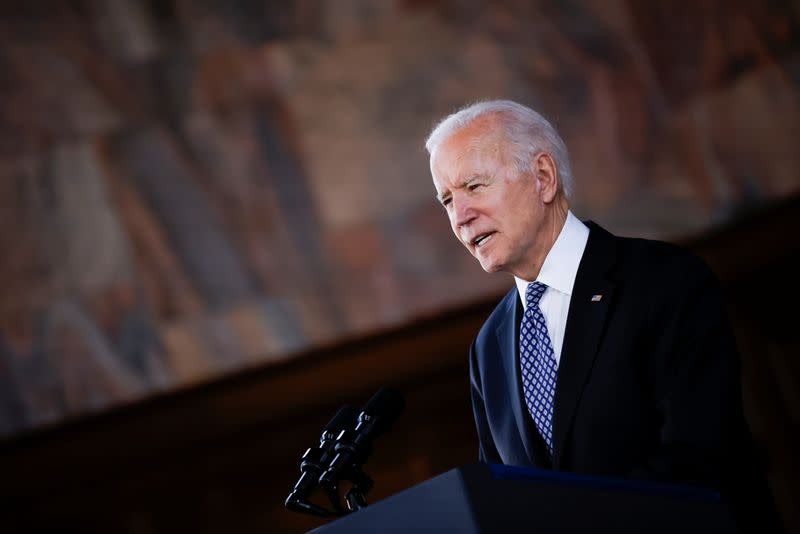 U.S. President Biden meet with Asian-American leaders at Emory University in Atlanta, Georgia