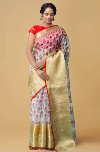 Grace any occasion with organza sarees